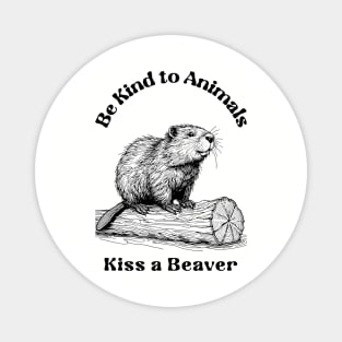 cute beaver, funny beaver, funny beaver gifts, funny beaver shirts, beaver Magnet